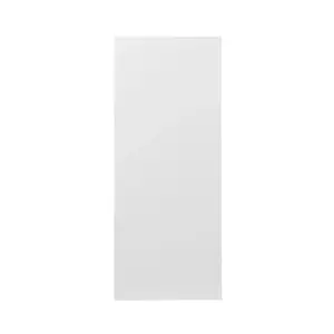 GoodHome Stevia Gloss white slab Gloss white Tall larder Cabinet door (W)600mm (H)1467mm (T)18mm