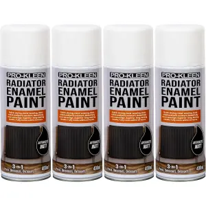 Anthracite Matt Radiator Enamel Paint 400ml x4