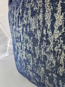 FERRIA PAISLEY PATTERNED BLUE CUSHION