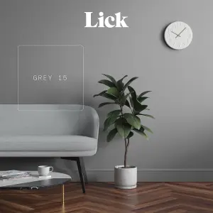 Lick Grey 15 Matt Emulsion paint, 2.5L