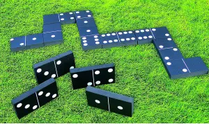 Jumbo Giant Dominoes Indoor & Outdoor Family Fun Garden Backyard Game For Kids Children or Adults