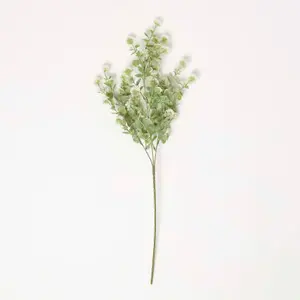 Homescapes Artificial Branch with Small White Flowers, 66 cm