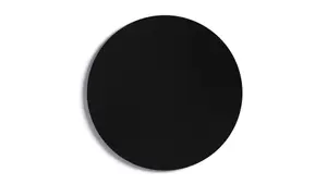 ALLboards Circular Magnetic Chalkboard in Black - 80 cm Diameter, Frameless Magnetic Panel