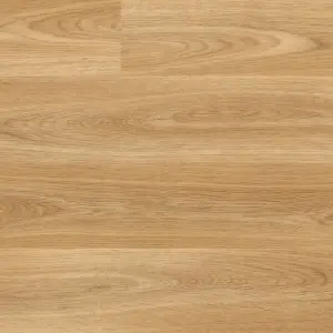 Wood Effect Vinyl Flooring, Beige Brown Contract Commercial Vinyl Flooring with 2.0mm Thickness-12m(39'4") X 2m(6'6")-24m²