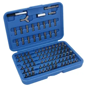 100pc Screwdriver Drill Wrench Torx Security Bit Tamperproof Hex