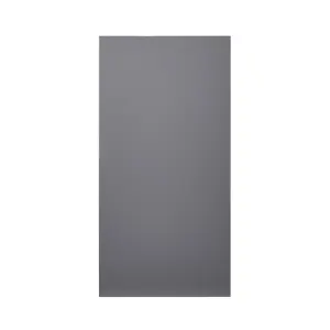 GoodHome Stevia Gloss anthracite Slab Tall larder Cabinet door (W)600mm (H)1181mm (T)18mm