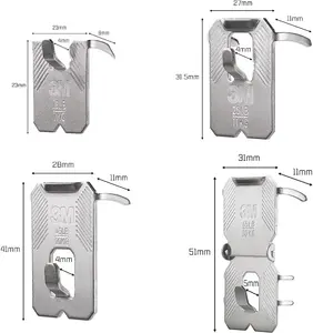 New 3M CLAW™ Plasterboard Picture Hanger Assorted Pack 9 Picture hanging / Mirror Hanging Hooks