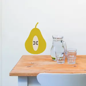 Scandinavian Pear Kitchen Wall Sticker