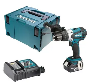 Makita DHP458RF LXT 18v Combi Hammer Drill - 1 Battery - Replaces BHP458