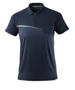 Mascot Advanced Moisture Wicking Polo Shirt with Chest Pocket (Dark Navy Blue)  (XX Large)