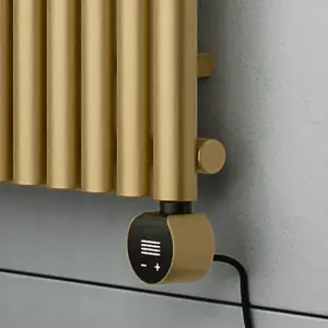 Terma 230V 1kW Brass Smart Vertical Oil-filled radiator