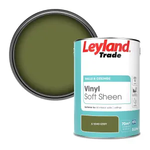 Leyland Trade Vinyl Soft Sheen Walls & Ceilings Emulsion Paint (S 5040-G50Y) - 5L