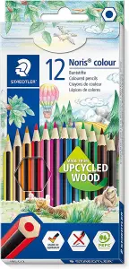 STAEDTLER 185 C12 Noris Colour Pencils - Assorted Colours (Pack of 12)