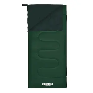 Milestone Camping Single Envelope Insulated Sleeping Bag