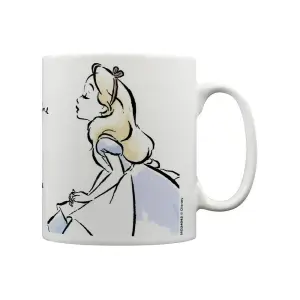 Alice In Wonderland Teatime With Alice Mug White/Light Blue/Yellow (One Size)