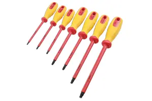 Laser Tools 7448 7pc VDE 1000V Insulated Star/Torx Screwdriver Set  T10-T40