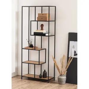 Romilda Bookcase Brown/Black