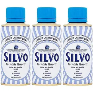 Silvo Tarnish Guard Liquid, Metal Polish, 175 ml (Pack of 3)