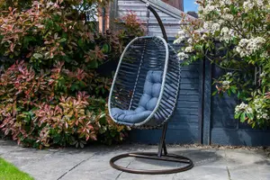 Bronze Steel Hanging Chair Stand