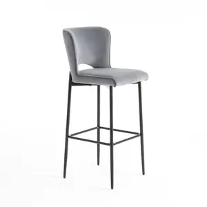 Hallowell Bar Stool Grey