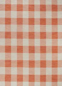 BIDDI In- /Outdoor Checkered Area Rug 200 x 275 cm