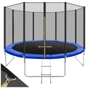 Trampoline - with safety net, including entry ladder - 366 cm