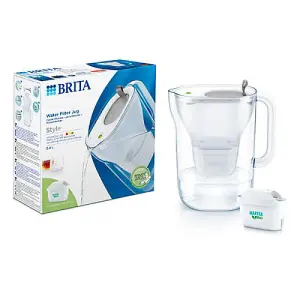 Brita Style Cool Grey Water Filter Jug