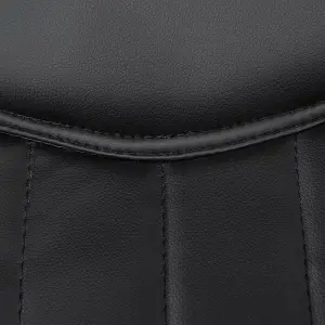 Executive Chair Faux Leather Black TRIUMPH