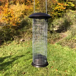 Hanging Nut Metal Bird Feeder For Garden Birds