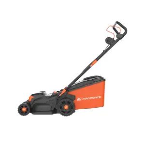 Yard Force EM N37B 1600W Electric Lawnmower with 37cm cutting width and rear roller