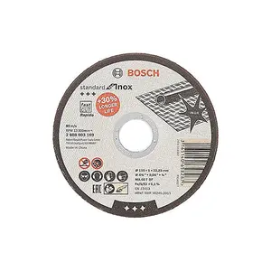 115mm x 1mm Standard for Inox Rapido Cutting Disc Straight