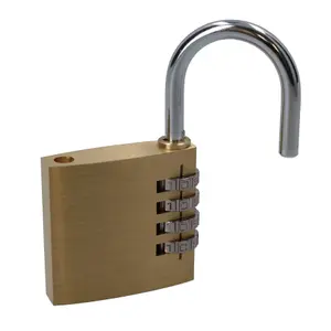 50mm Brass Combination Padlock Lock Security Shed Garage Door Luggage 2pc