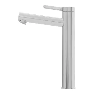 GoodHome Maza XL Chrome effect Round Basin Mixer Tap