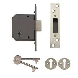 Yale 76mm Polished Metal 5 lever Deadlock