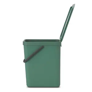 Brabantia Sort and Go 25 Litre Rubbish Bin Green