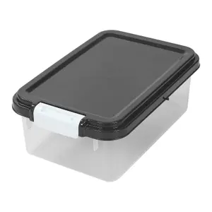 3PC animal Dry Food Container With Casters - Plastic Airtight Food Storage Container - Wheeled Bin For Easy Mobility