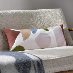 Hoem Meta Abstract 100% Cotton Polyester Filled Cushion