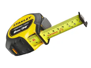 Stanley STHT37236-5 CONTROL-LOCK™ Pocket Tape 8m/25ft (Width 25mm)