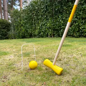 Wooden Croquet Game for 4 Players