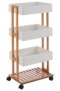 Interiors by Premier Nostra 4 Tier Storage Trolley