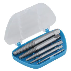 5pc Screw Extractor Remover Set for Damaged Broken Screws Bolts 3 - 18mm