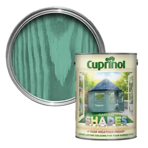 Cuprinol Garden shades Seagrass Matt Multi-surface Exterior Wood paint, 5L