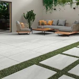 Meteorito 20mm Outdoor Porcelain Tile 60 x 90cm / Light Grey