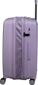 IT Hard Light Weight Expandable 8 Wheel Cabin Suitcase-Lilac