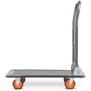 VonHaus Folding Platform Trolley 150kg Capacity, Multi-Functional Heavy Duty Platform Truck on Wheels for Easy Transportation