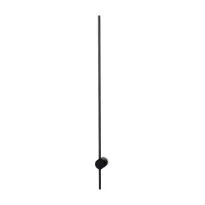 Luminosa Essence Tall Integrated Led Wall Lamp Black 124cm 3000K