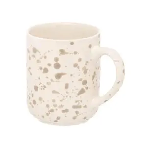 Siip Stoneware Splatter Beige Mug