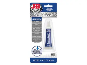 J-B Weld Perma-Lock Blue Threadlocker 6ml for Secure Fastening