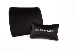 Duelhawk Carbon Black PU Leather Gaming Chair