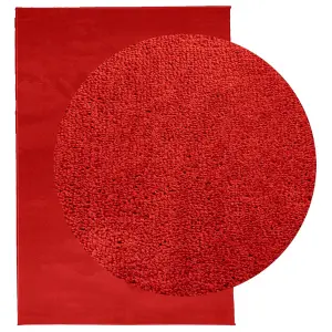 Rug OVIEDO Short Pile Red 200x280 cm